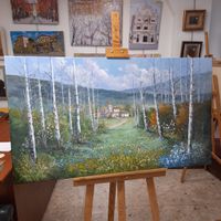 Paisaje 350&euro; Medidas 120 x 68 cm